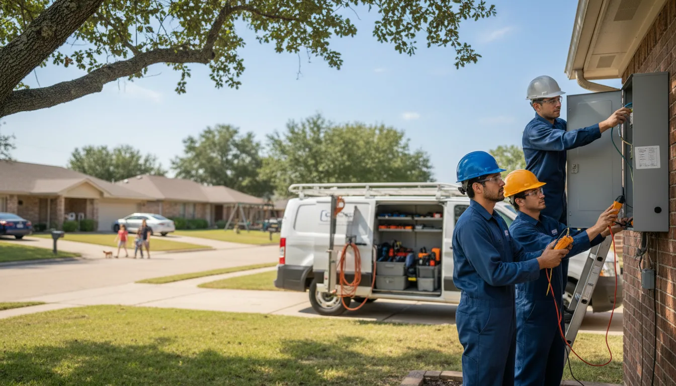 Certified electrician providing emergency electrical services in Aragon, NM